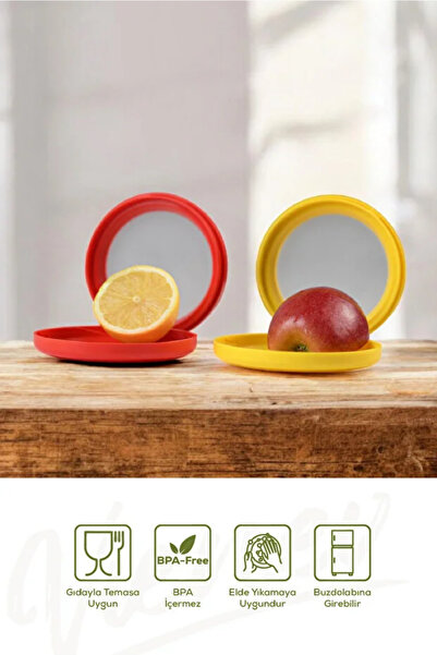 ego home Half Fruit and Vegetable Preservation Container for 3-Foot Refrigerator - Lemon, Onion, Tomato, Avocado Storage Box