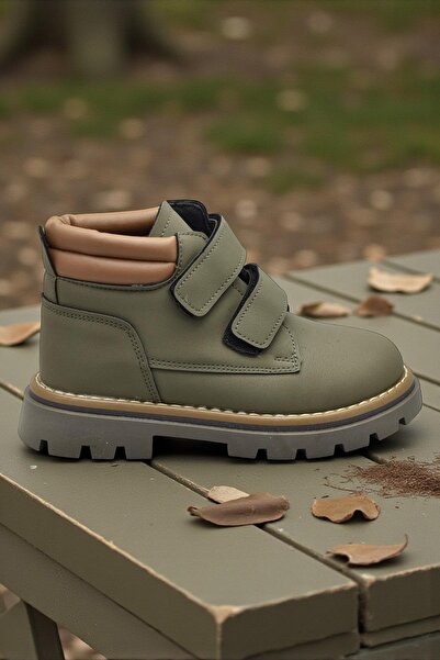 ISPARTALILAR 238V Orthopedic Sole Velcro Girls' Boots Velcro Boys' Boots Unisex Boots