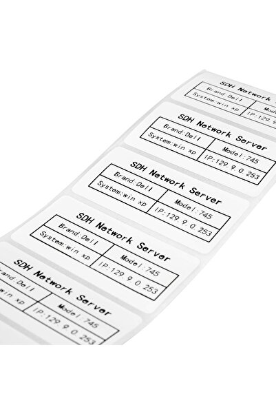 NETUM 5 Rolls Thermal Printing Labels 50 x 25 mm (Multi-Purpose)