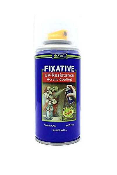 SBC رذاذ طلاء أكريليك مقاوم للأشعة فوق البنفسجية مثبت 180 مل