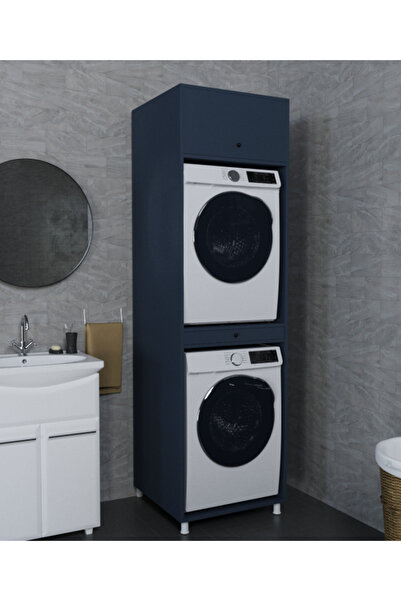 Genel Markalar Çamaşır - Kurutma Makinası Dolabı Kapaksız Antrasit Renk