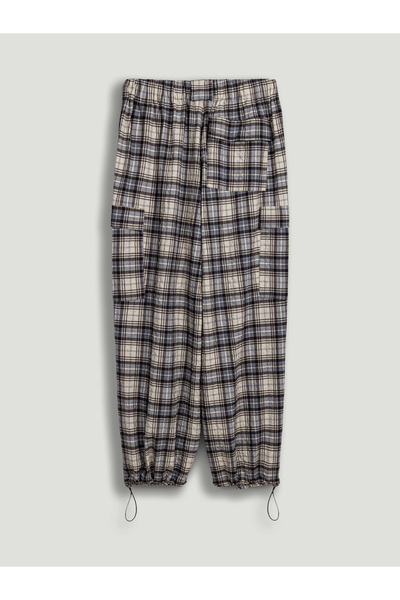 Nocturne Ekoseli Kargo Pantolon