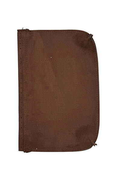 Lady Moss Lined Pocket Faux Leather Length 25 cm - Width 35 cm (Brown)