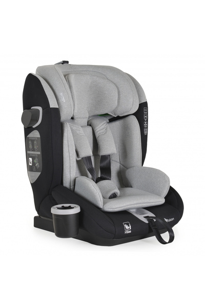 Cangaroo Scaun auto Falcon Opal grey 76-150 cm,certificat I-Size R129,protect...