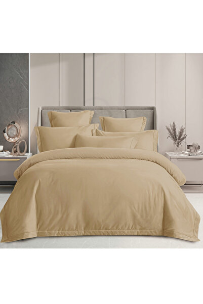 FIONNA.RO Lenjerie De Pat Finet Fin 4 Piese Cu Elastic UNI - Bej Cacao Cu Lapte