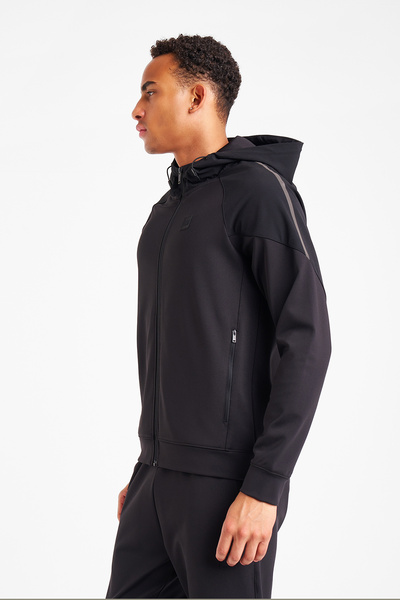 Lescon Ανδρικό φούτερ με φερμουάρ με κουκούλα 25N-1117