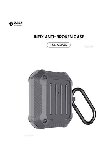 ineix Protective Case Cover With Carabiner For Apple AirPods
