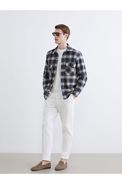 LC Waikiki SOUTHBLUE Regular Fit з довгими рукавами чоловіча сорочка-лісоруб у клітинку