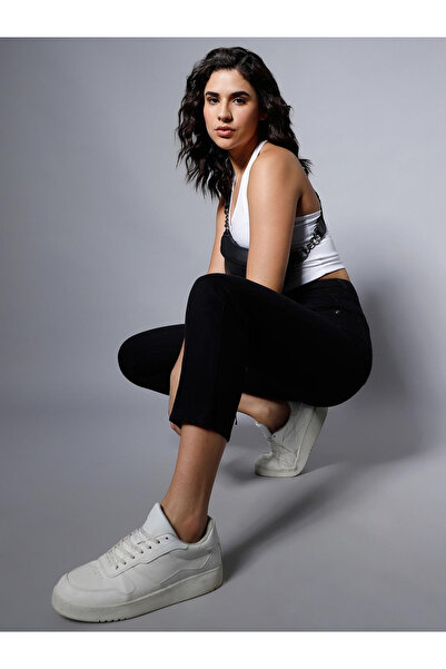 High Star By Styli Black High Rise Mom Fit Jeans