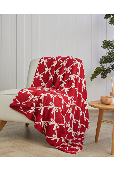 English Home Red Year Koltuk Şalı 130x170 cm Kırmızı