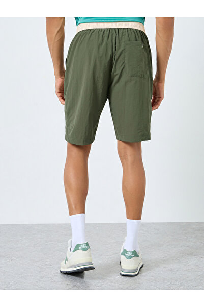Styli Men Green Regular Fit Athleisure Shorts