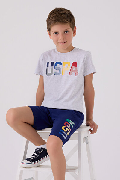 U.S. Polo Assn. Boy's Gray Bermuda Suit