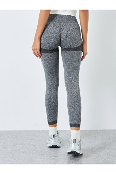 Styli Seamless Tonal Jacquard Leggings