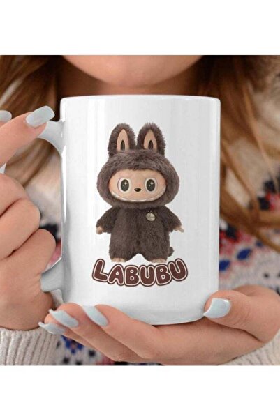 NASAQ LOUD UNIVERSE Labubu Printed Coffee Ceramic White Mug
