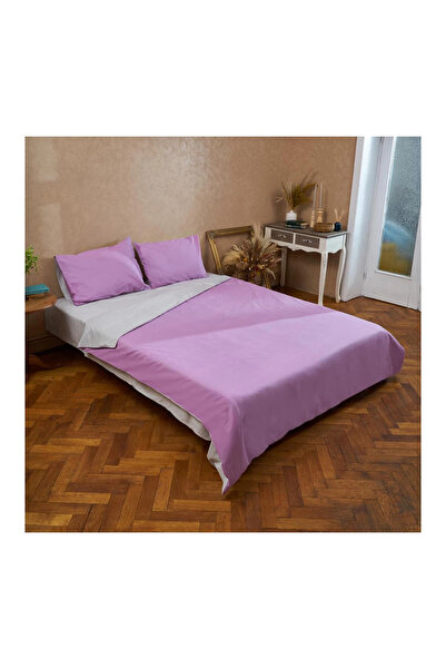 Heinner King Size Bed Linen, 144 TC, Purple