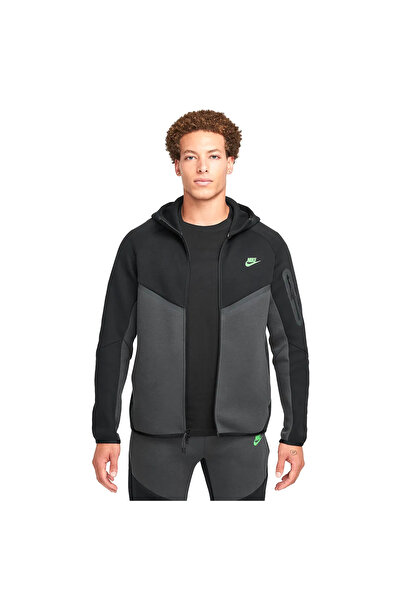 Nike Sportswear Tech Fleece Erkek Siyah Günlük Stil Rüzgarlık