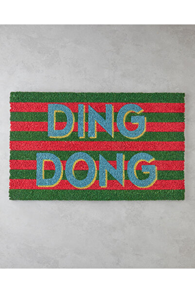 English Home Ding Dong Doormat 45X75 cm Multicolor
