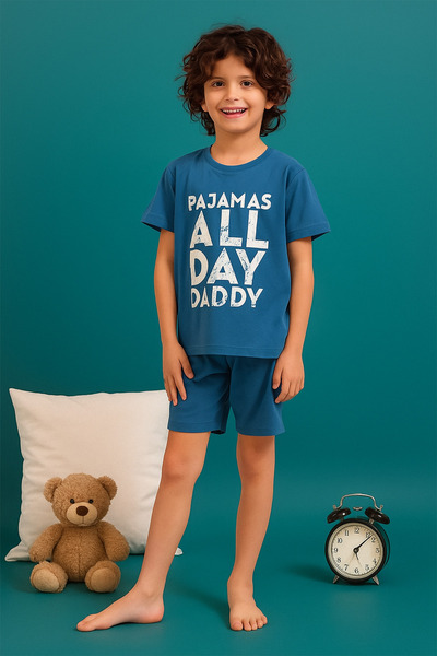 BONY SOCKS Top de pijama pentru baieti All Day Bluemarin