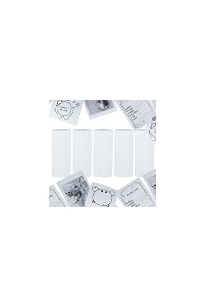 kik Role de hârtie termică pentru mini imprimantă 5,7 cm x 4,5 m - 5 bucăți