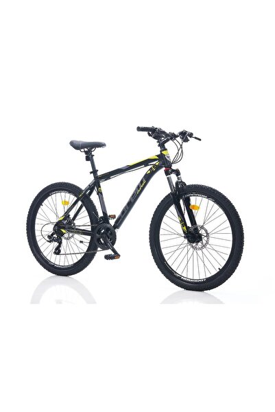 Corelli FELİX 1.0 ERKEK DAĞ BİSİKLETİ 381H HD 26 JANT 21 VİTES SİYAH SARI GRİ
