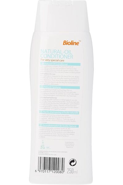 Bioline Natural Oil Conditioner for Dogs, 250 ml