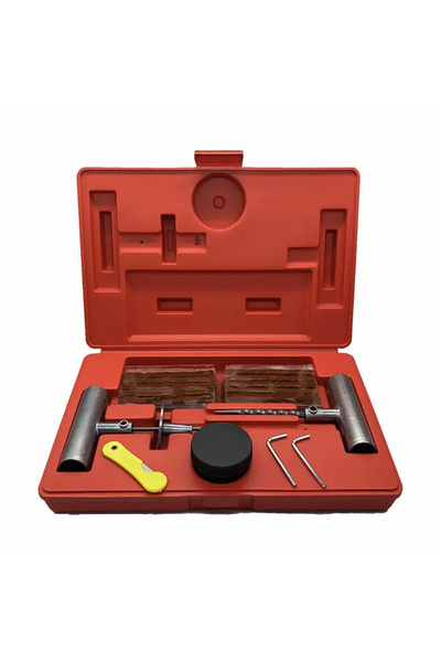 zola Κιτ γρήγορης επισκευής ελαστικών, 20 τεμάχια, κουτί αποθήκευσης, κόκκινο, 30x20x6 cm