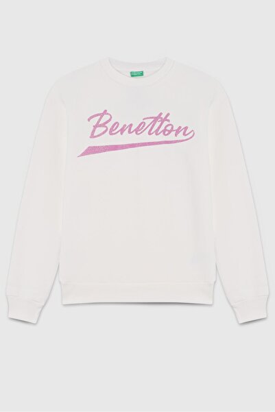 United Colors of Benetton Girl's Sweatshirt 26125 4/14 Years Old