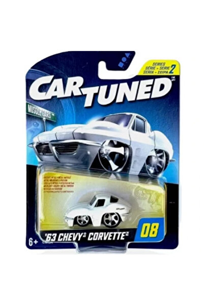 CarTuned سيارات JDM سلسلة 2 63 شيفروليه كورفيت باللون الأبيض