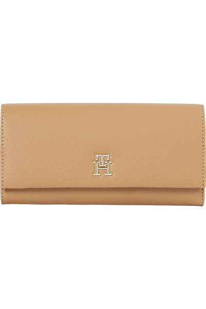 Tommy Hilfiger محفظة نسائية من قماش سفاري من البوليستر ليجاسي فلاب