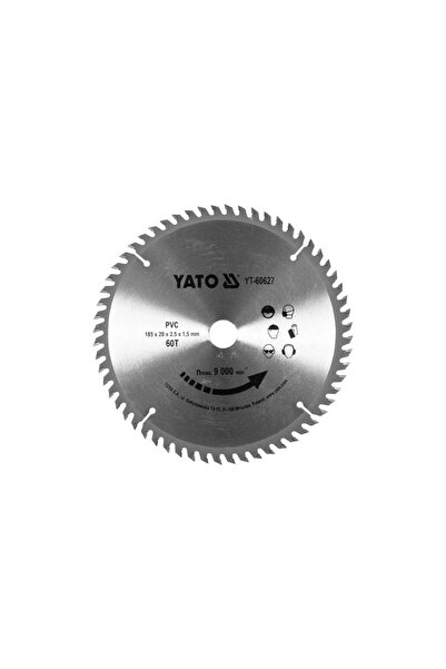 yato Lamă de ferăstrău circular din aluminiu 185 x 2,5 x 20 mm YT-60627