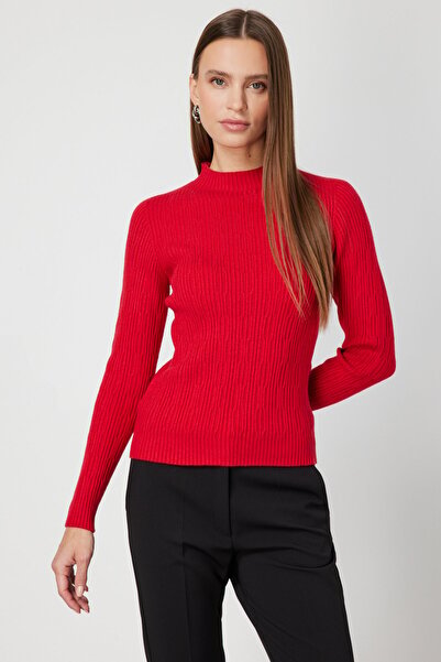 ON Crew Neck Knitted Patterned Sweater