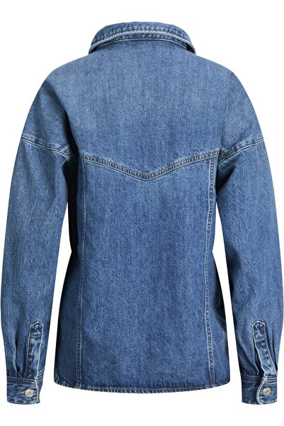 JJXX Cămașă albastră din denim pentru femei/fete (Cod model: 12283022)