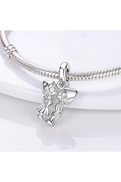 Bijuterii Nadiela 925 Silver Talisman, Charm for bracelets – Little Lovers