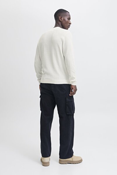 Jack & Jones Men's Off-White Sweater (Model Code:12283452)
