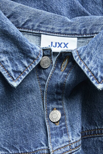 JJXX Cămașă albastră din denim pentru femei/fete (Cod model: 12283022)