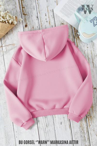 warn Stone Printed Star Yıldız Unisex 3 Thread K Hooded Sweatshirt Kangaroo Pocket O Oversized Winter Fabric