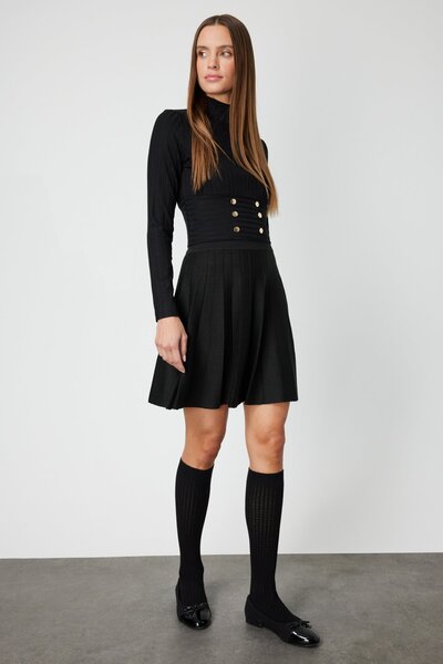 ON Pleated Mini Knit Skirt