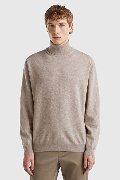 United Colors of Benetton Ανδρικό πουλόβερ καφέ (Κωδικός μοντέλου:124A1002U2180)