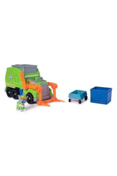 PAW PATROL , Crush N' Roll Recycling Truck with Rocky, Multicolor, 3 years +