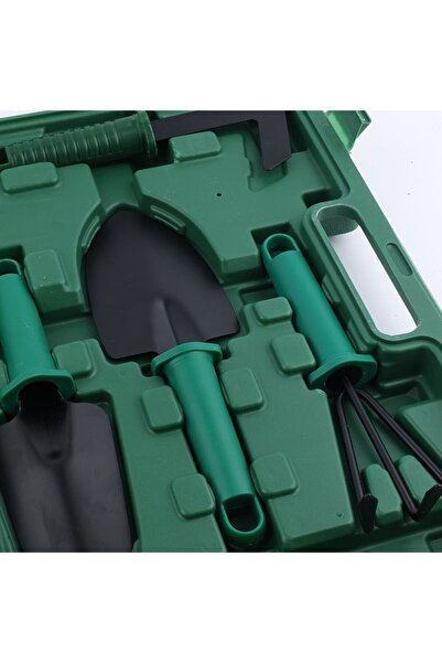 Danube Home Milano 10‑Piece Gardening Set – Durable Ergonomic Hand Tools Kit for Planting & Landscaping, Green