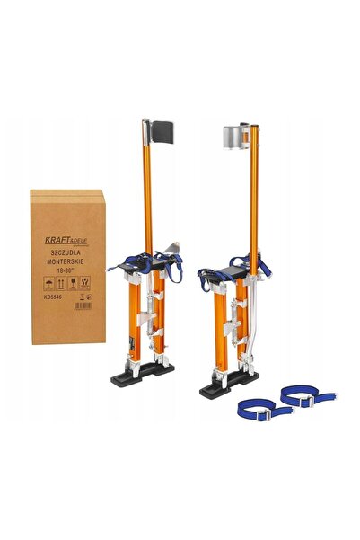 Kraft Set of 2 supports, plasterboard stilts used in construction, height adjustment range 45 x