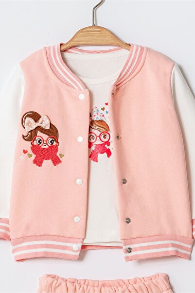 Chicsy Baby Baby Girl Embroidered 3-Piece Transitional Sets