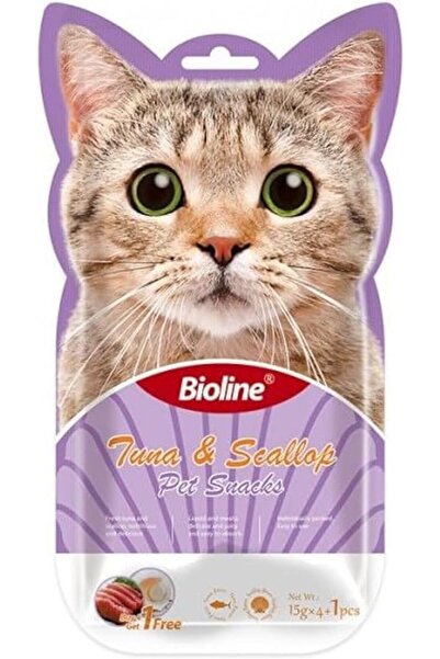 Bioline Cat Treats - Tuna and Scallop 5x15g