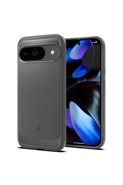 Spigen Θήκη για Google Pixel 9 / Pixel 9 Pro, Rugged Armor - Γκρι