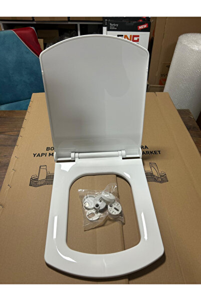 Kaan KLOZET KAPAĞI KARE SLİM THERMOPLAST