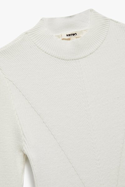 Koton Women's / Girls' Ecru Sweater (Model Code:6Wak90032Ht010)