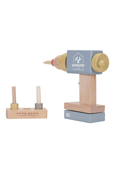 Little Dutch Jucărie din lemn pentru copii, burghiu,