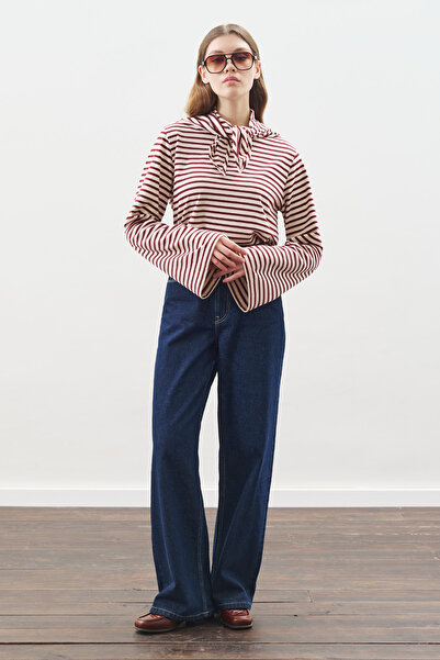 Manuka ΜΠΟΥΜΕΛΟ ΜΕ ΛΕΠΤΟΜΕΡΗ ΣΧΕΔΙΑΣΚΕΥΗ ΜΕ ΡΙΓΕΣ ΜΠΟΡΔΟ