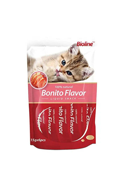 Bioline Cat Treats 15 g – Bonito, Chicken, Yellowfin Tuna & Yellowfin Tuna with Scallop Flavors
