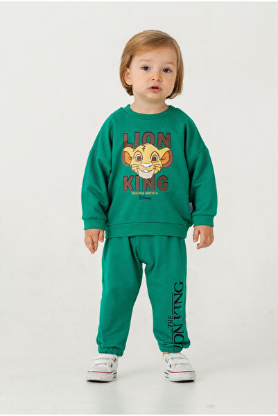 Chicsy Baby Baby Boy the Lion King Printed Transitional Tracksuit Set